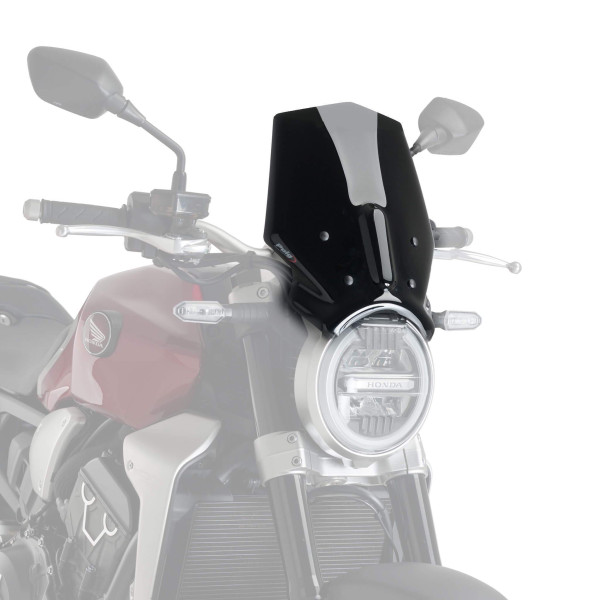 Puig Puig sport screen | black (opaque) | honda cb 650 r 2019>2023